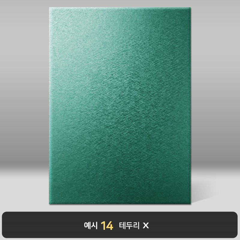 그린 메탈레자 상장케이스 세로형 MT04