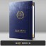 군청 가죽레자 상장케이스 세로형 GL13