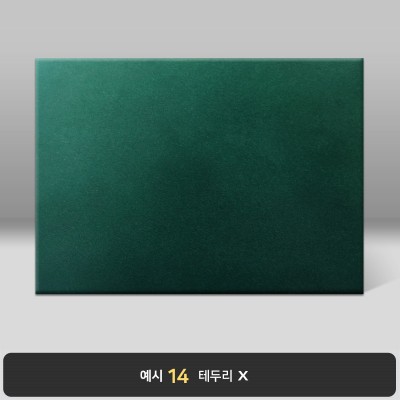 녹색 우단 상장케이스 노트북형 BB20