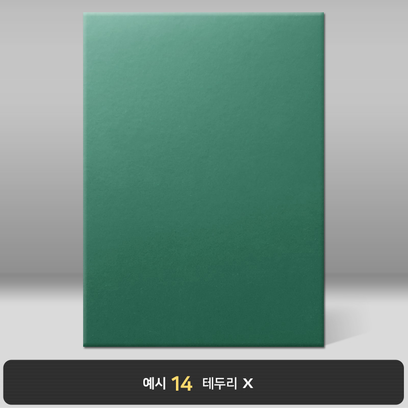 녹색 지레자 상장케이스 세로형 GG16