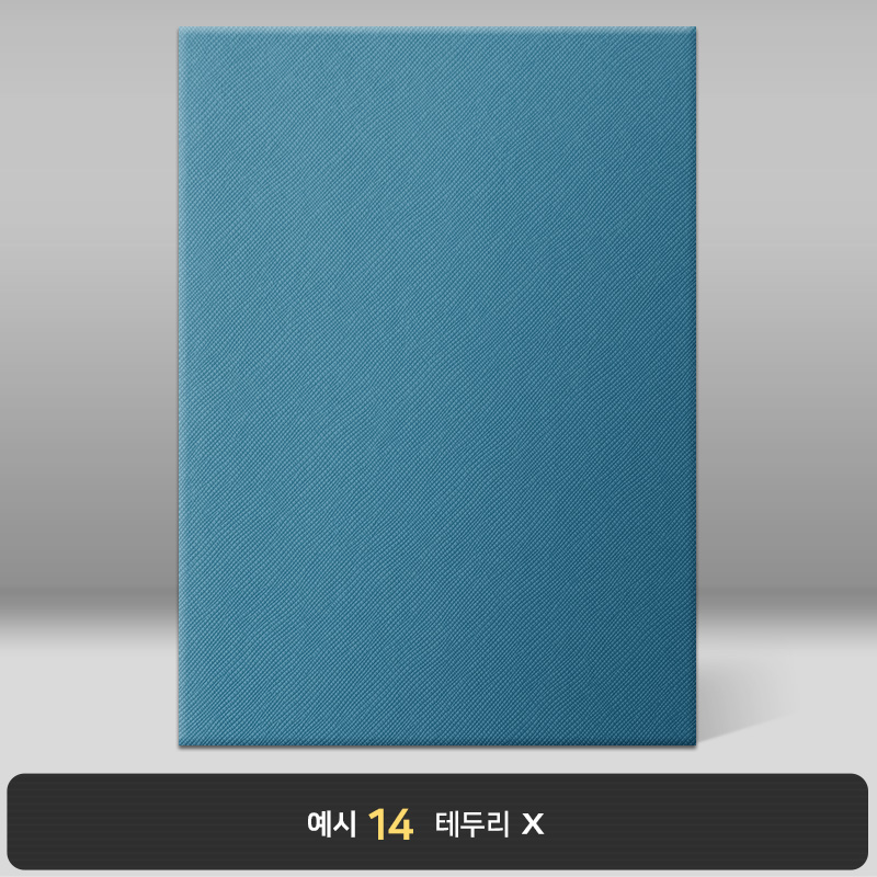 앤틱블루 엑스패턴 상장케이스 세로형 B01