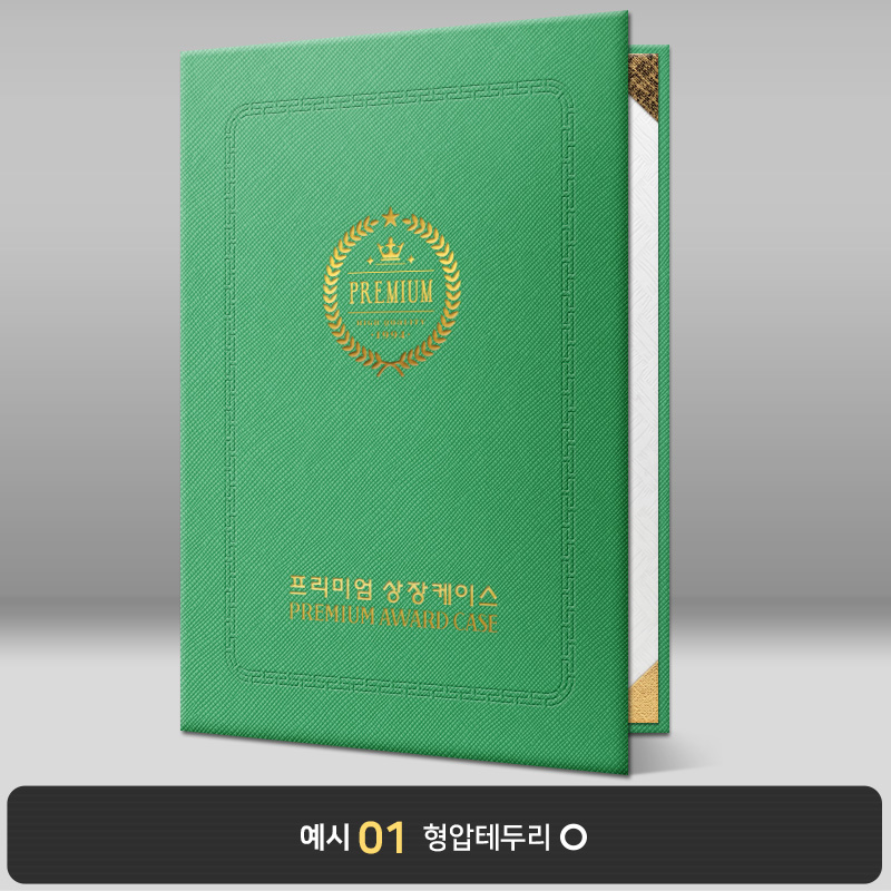 그린 엑스패턴 상장케이스 세로형 B07