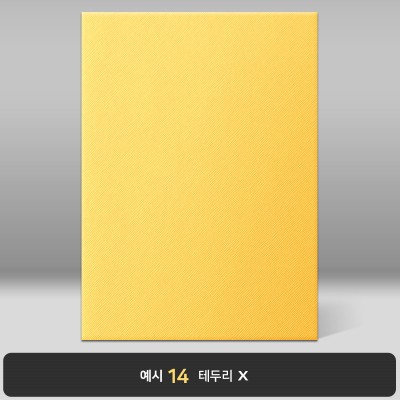 옐로우 엑스패턴 상장케이스 세로형 B13