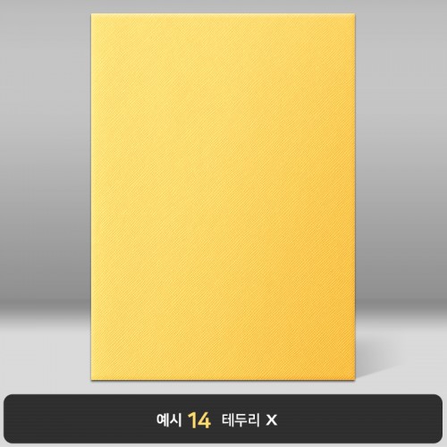 옐로우 엑스패턴 상장케이스 세로형 B13