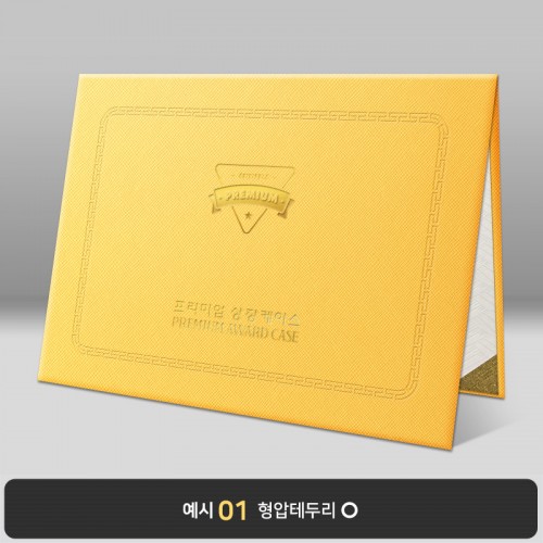 옐로우 엑스패턴 상장케이스 노트북형 B14