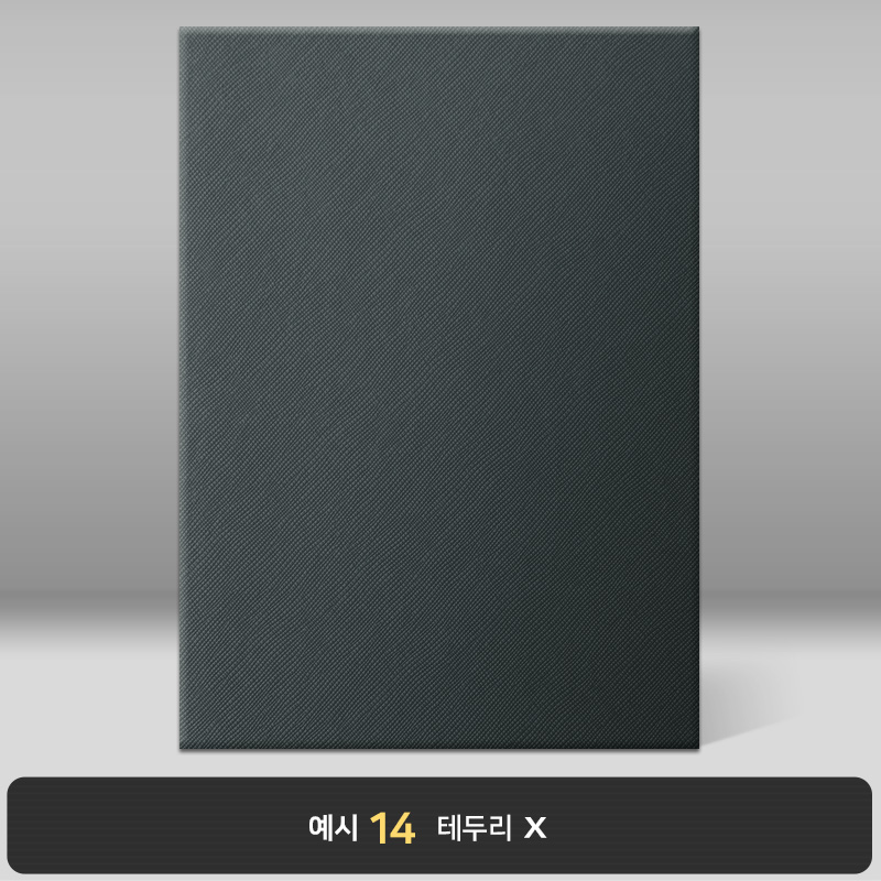 검정 엑스패턴 상장케이스 세로형 B16