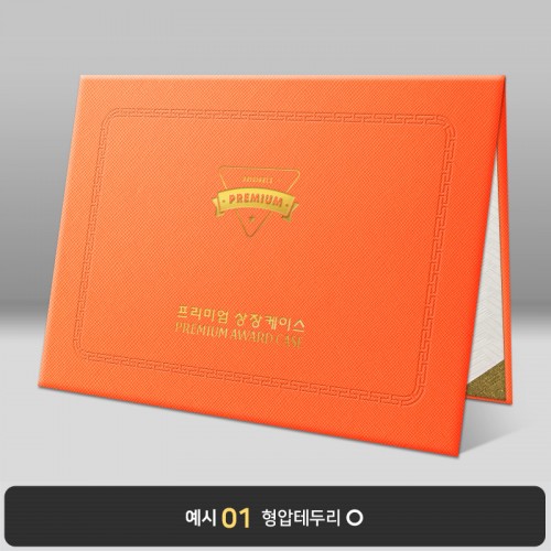 오렌지 엑스패턴 상장케이스 노트북형 B20