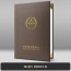 초콜릿 엑스패턴 상장케이스 세로형 B28