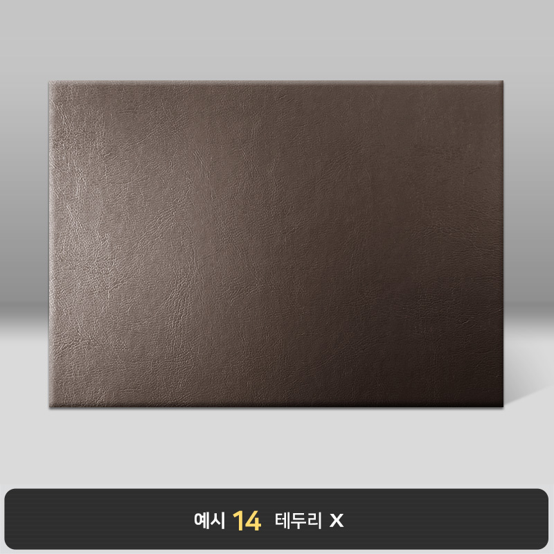 브라운 레더텍스C 상장케이스 가로형 D03