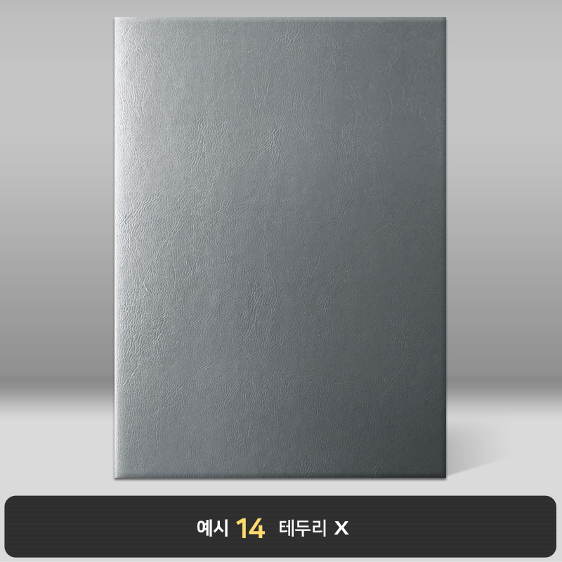 그레이 레더텍스C 상장케이스 세로형 D10