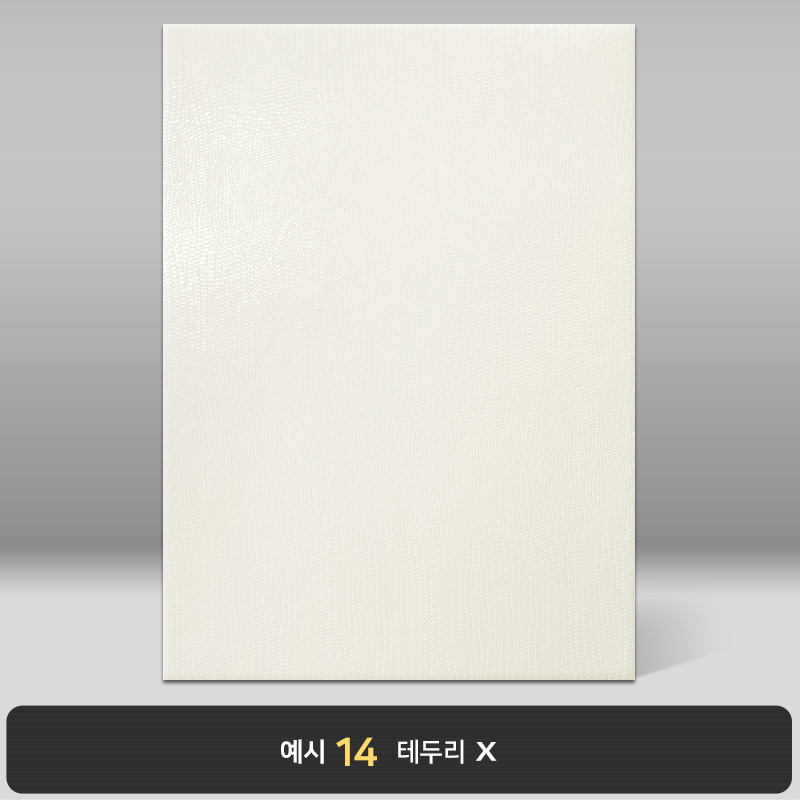 화이트 레더텍스S 상장케이스 세로형 D16