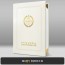 화이트 레더텍스S 상장케이스 세로형 D16