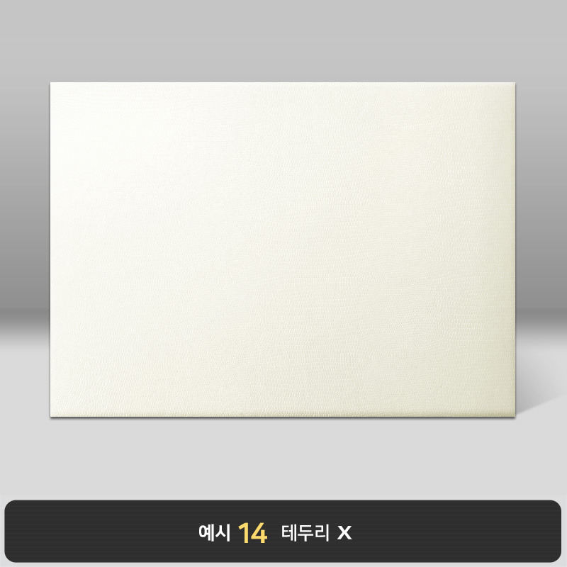 화이트 레더텍스S 상장케이스 노트북형 D17