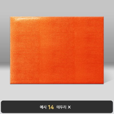 오렌지 레더텍스S 상장케이스 노트북형 D20