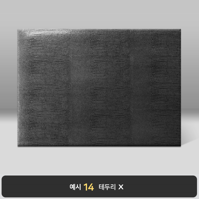 그레이 레더텍스S 상장케이스 가로형 D24