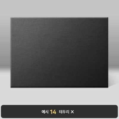 검정 리넨패턴 상장케이스 노트북형 G02