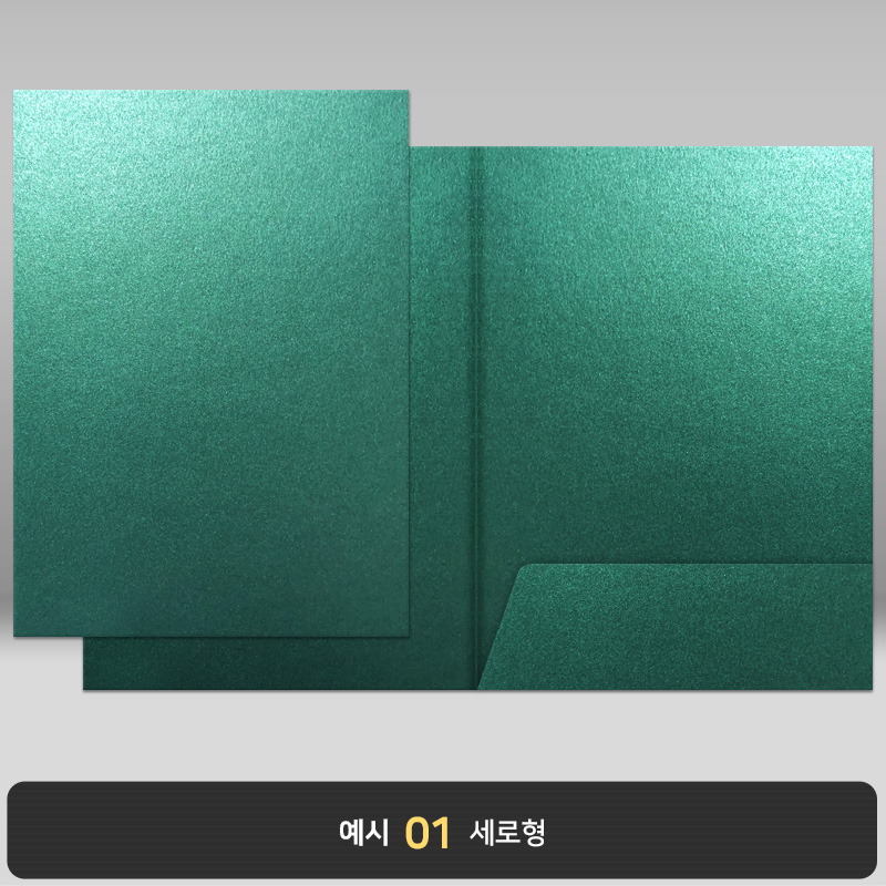 그린펄 종이상장케이스 한쪽포켓형 JH10