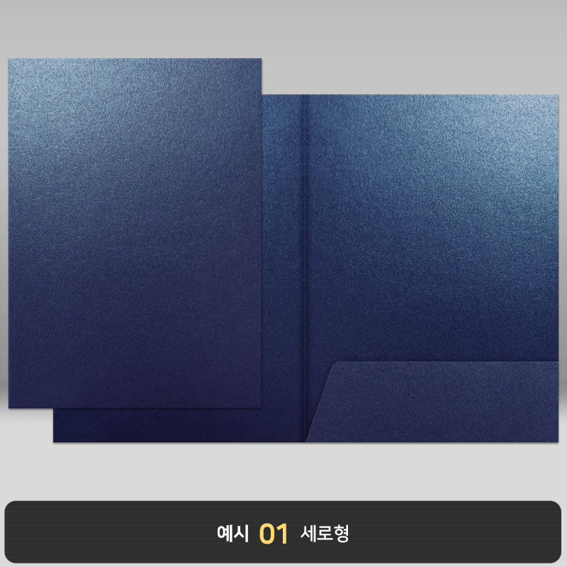 블루펄 종이상장케이 한쪽포켓형 JH11