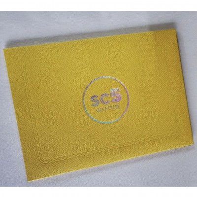 상장케이스_노트북형_노랑색_매듭패턴 SC000580