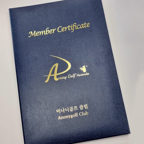 상장케이스 샘플_세로형_다크블루_광택 리넨패턴 SC000721