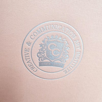 상장케이스 샘플_세로형_복숭아_엠보패턴 SC000928