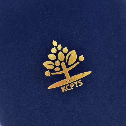 상장케이스 샘플_세로형_군청_우단(벨벳) SC001129