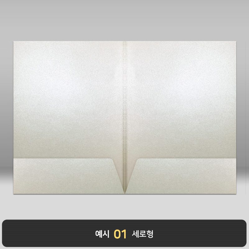 화이트펄 종이상장케이스 양쪽포켓형 JH12_2