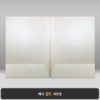 화이트펄 종이상장케이스 양쪽포켓형 JH12_2