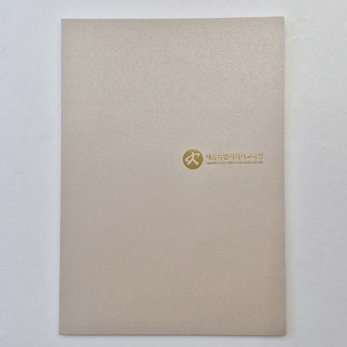 샌드베이지펄 종이상장케이스 한쪽포켓형 SC001946