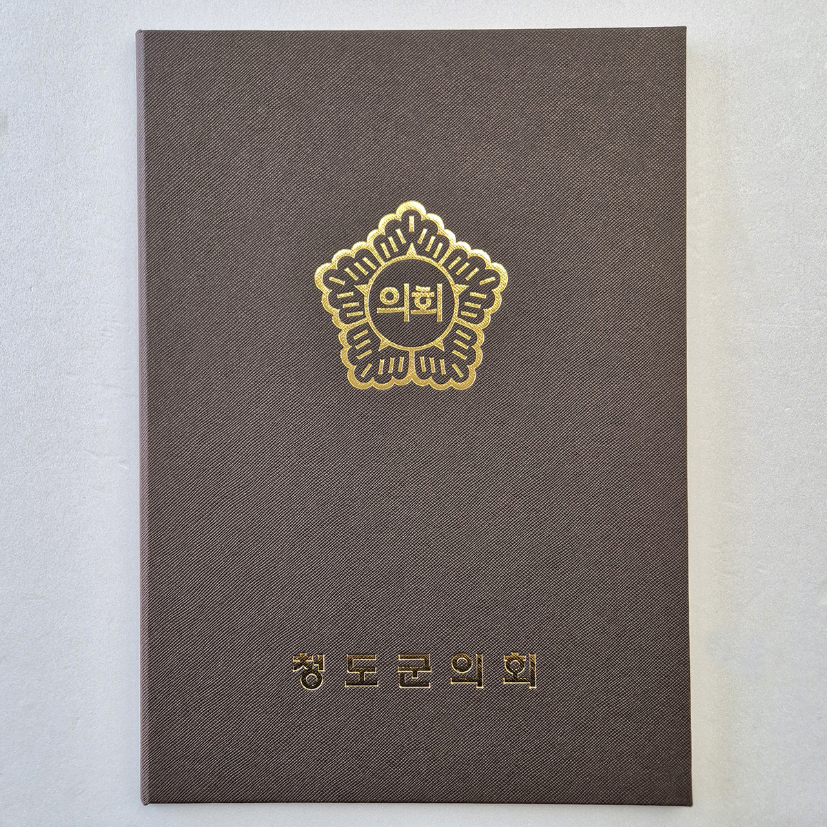 초콜릿 엑스패턴 상장케이스 가로형 SC001968