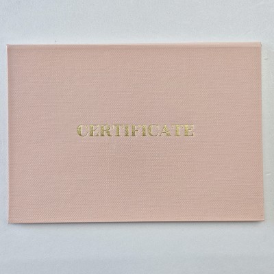 복숭아 엠보페턴 상장케이스 노트북형 SC001986