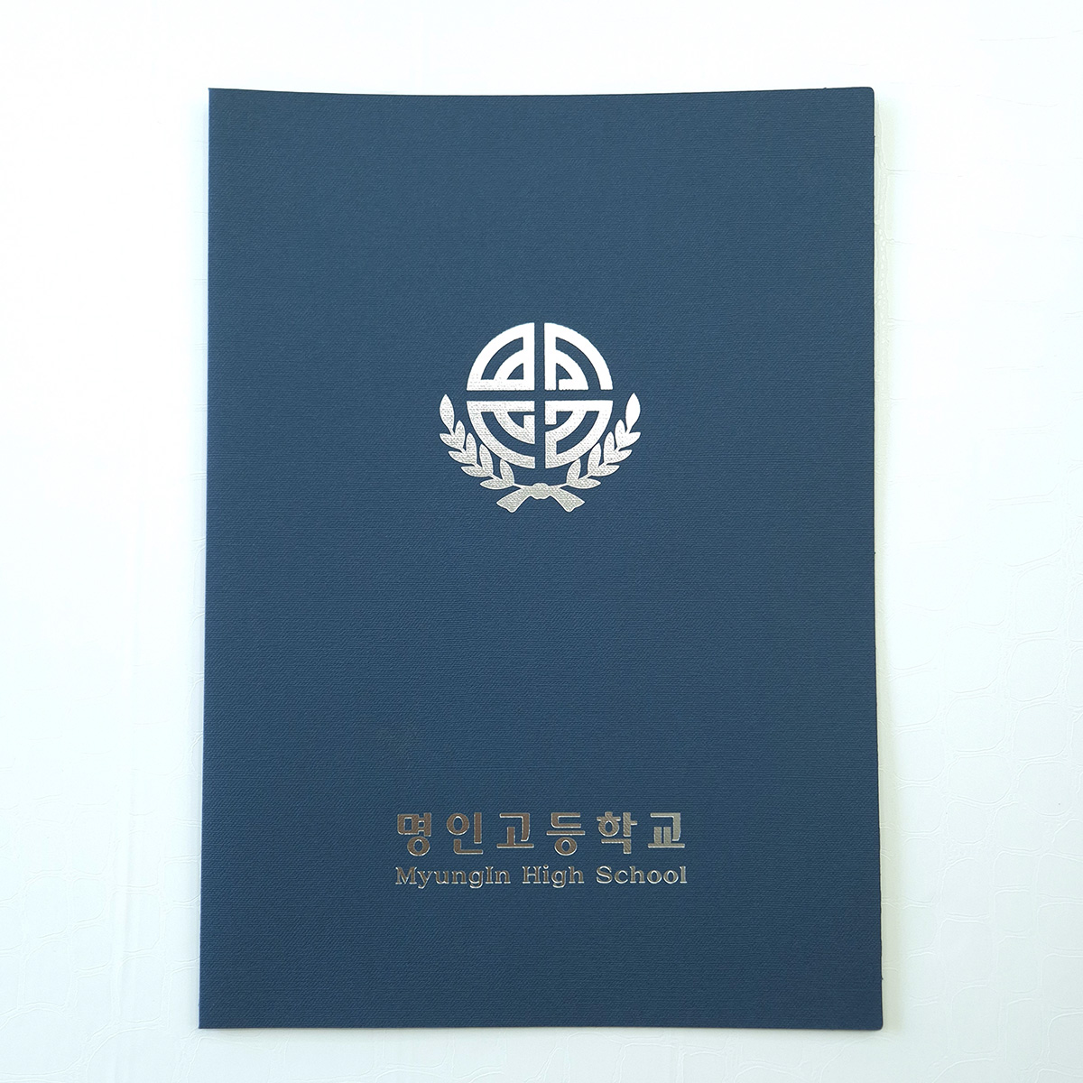군청색 패브릭 종이상장케이스 기본형 SC002069