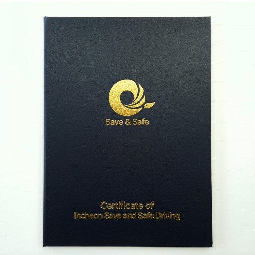 검정 포크르스 상장케이스 세로형 SC002097
