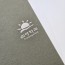 카키 엠보패턴 친환경 상장케이스 세로형 SC002107