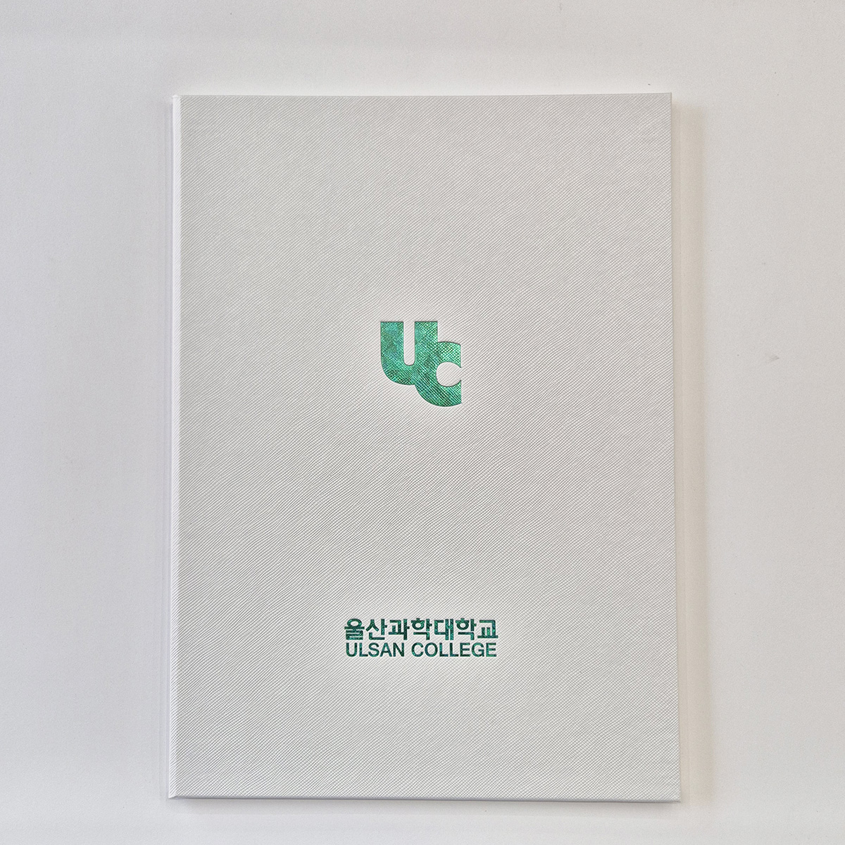 백색 엑스패턴 친환경 상장케이스 세로형 SC002111