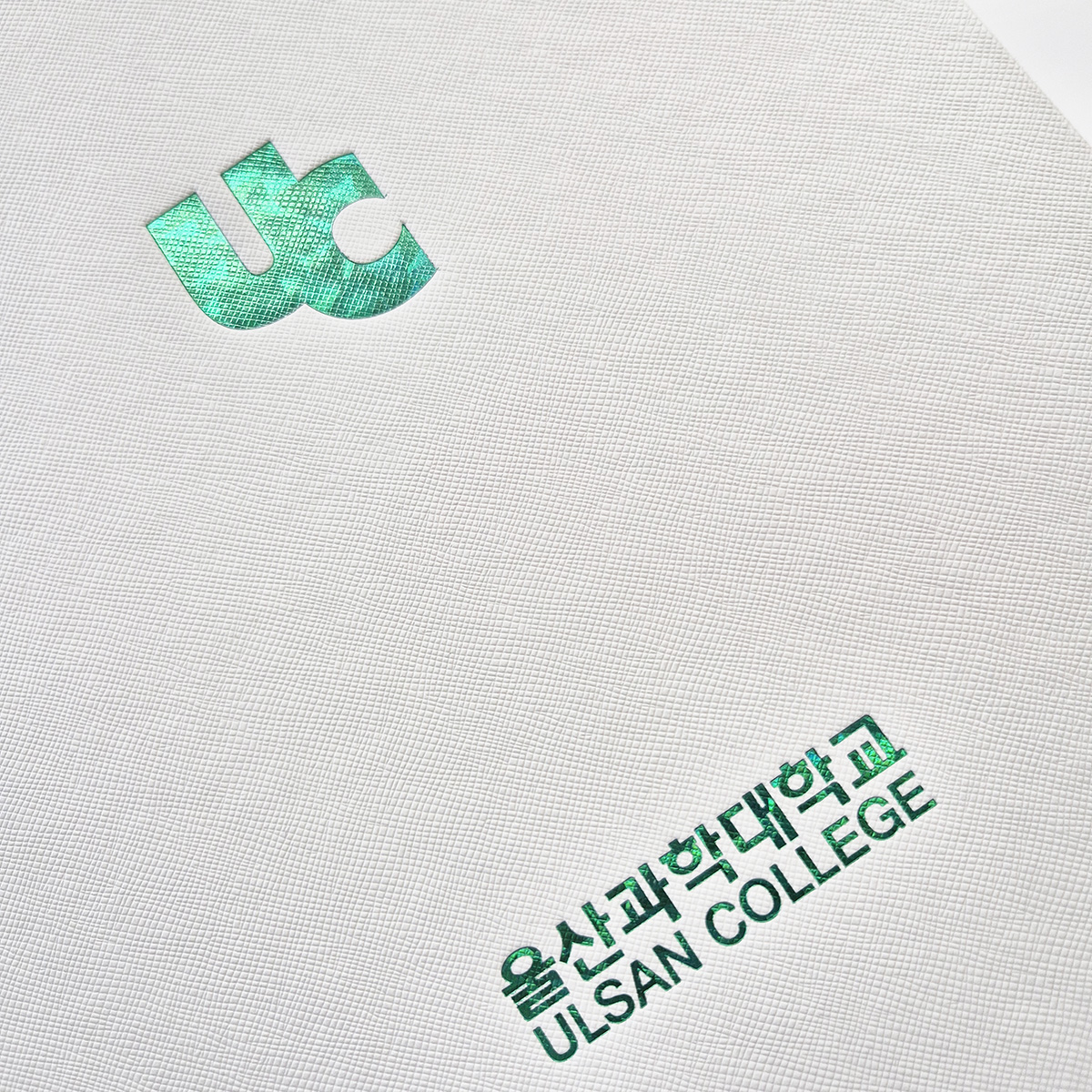 백색 엑스패턴 친환경 상장케이스 세로형 SC002111