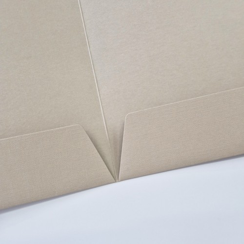 크라프트 패브릭 종이상장케이스 양쪽포켓형 SC002130