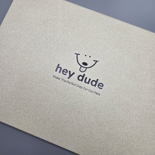 크림색 모래 패턴 상장케이스 SC002152